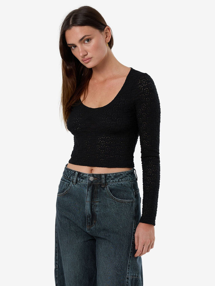 Montanna Lace Top - Black 4