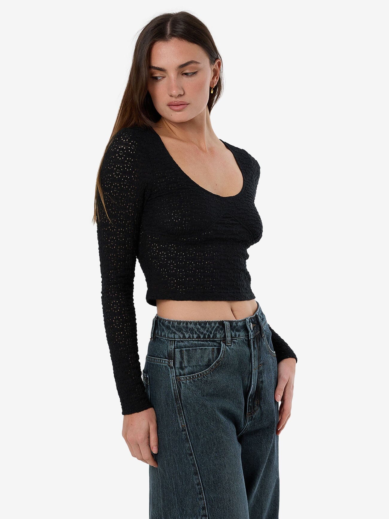 Montanna Lace Top - Black 4