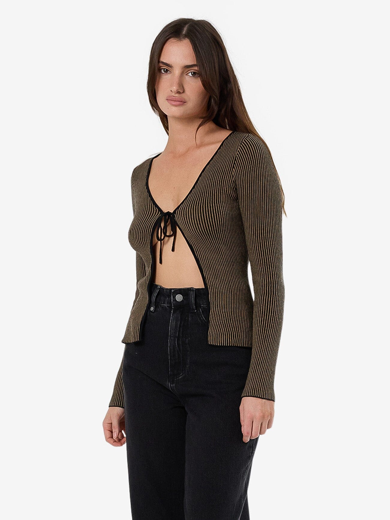 Natural Causes Reversible Knit Top - Clove 4