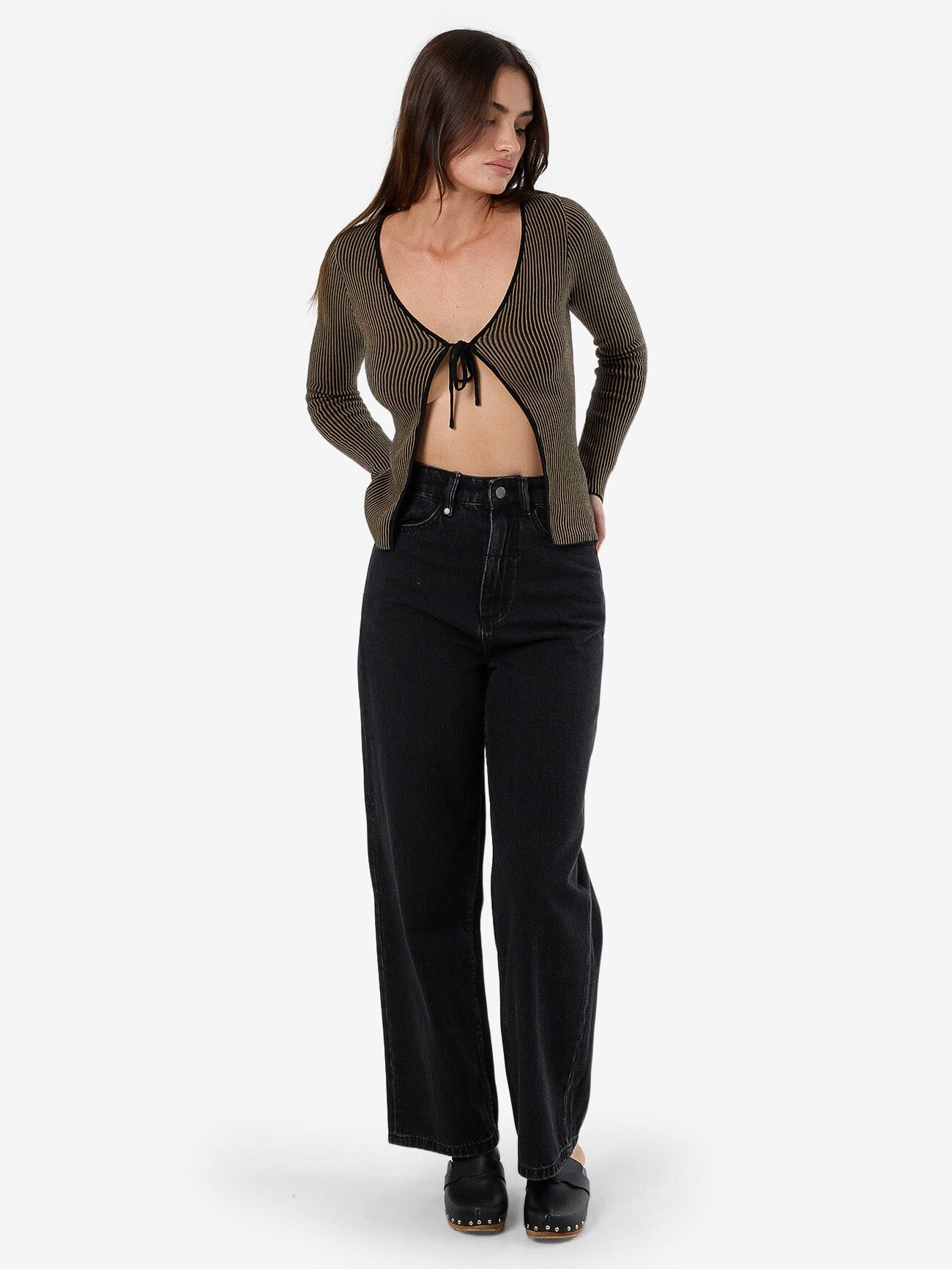 Natural Causes Reversible Knit Top - Clove 4