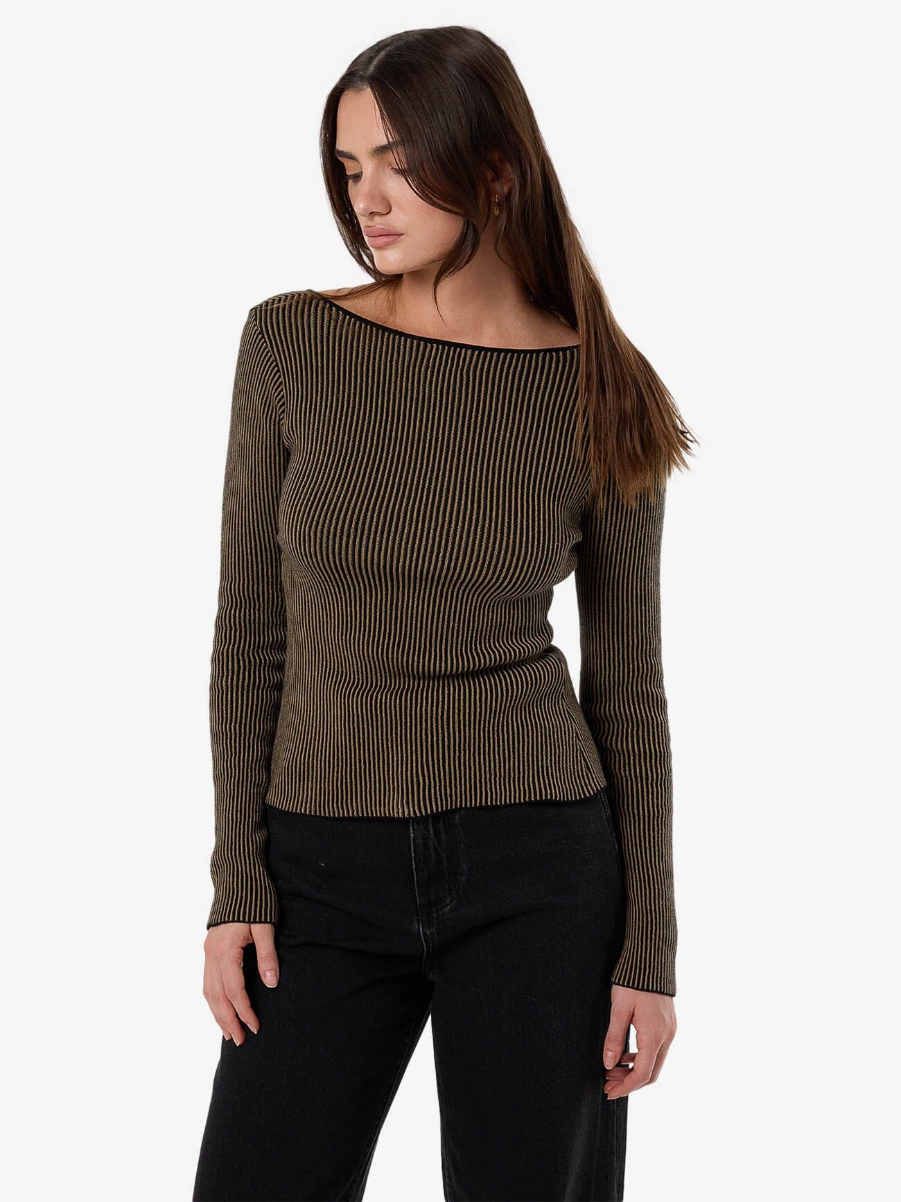 Natural Causes Reversible Knit Top - Clove 4