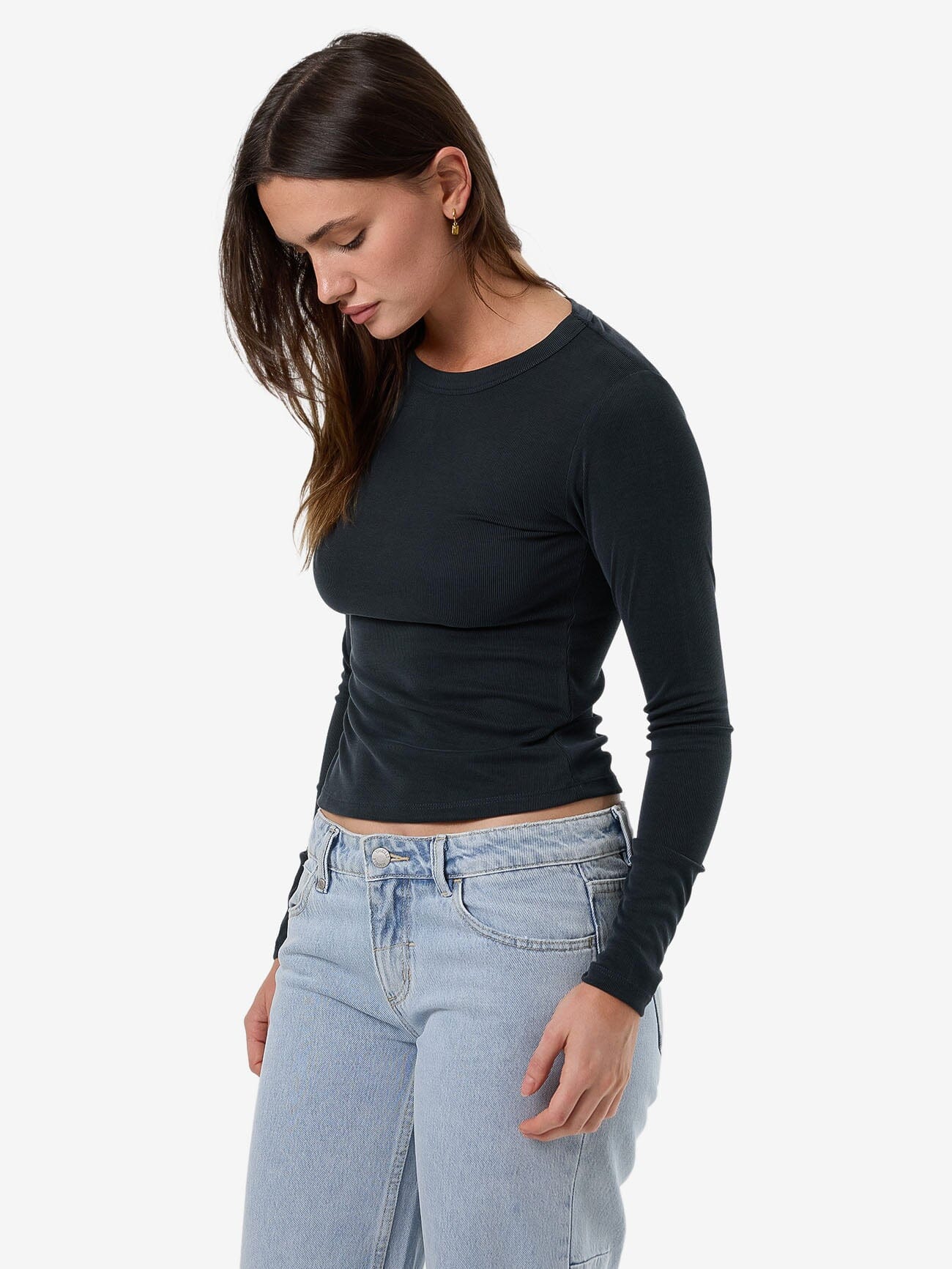 Ryden Micro Rib Top - Shadow 4