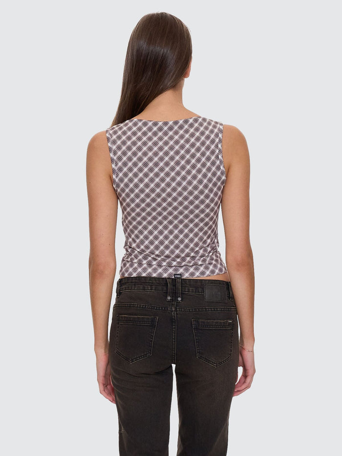 Adorned Check Tank - Java 4