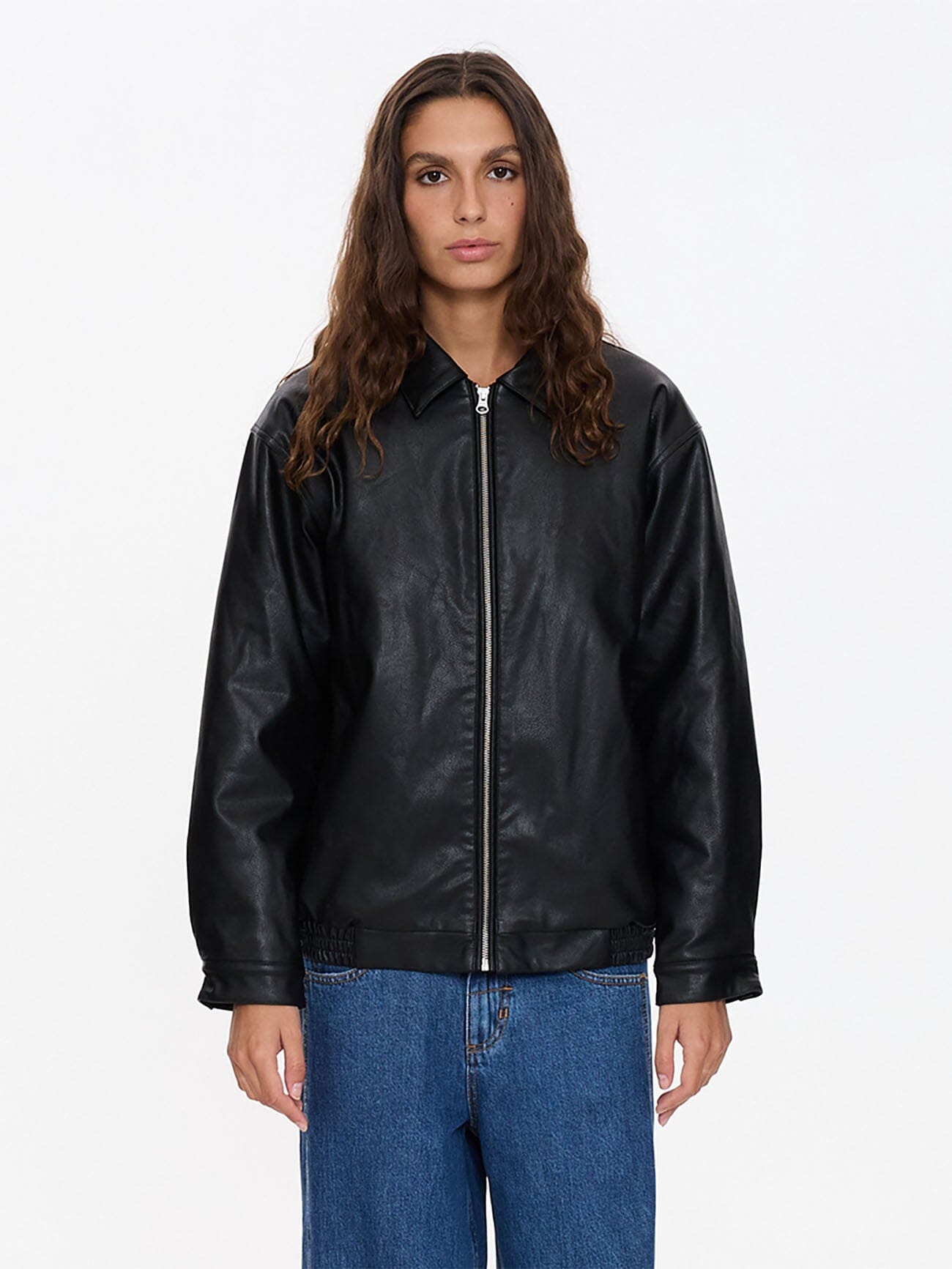 Miles Leather Jacket - Black 4