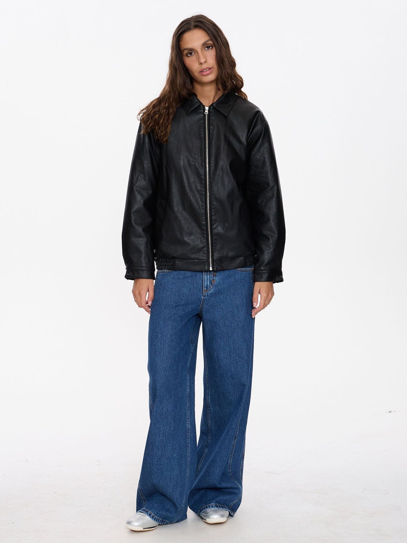 Miles Leather Jacket - Black 4