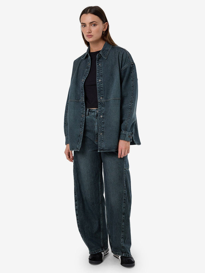 Spencer Denim Overshirt - Metal Blue 4