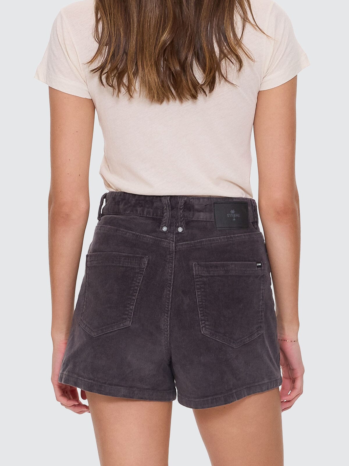 Erica Cord Short - Dark Charcoal 4