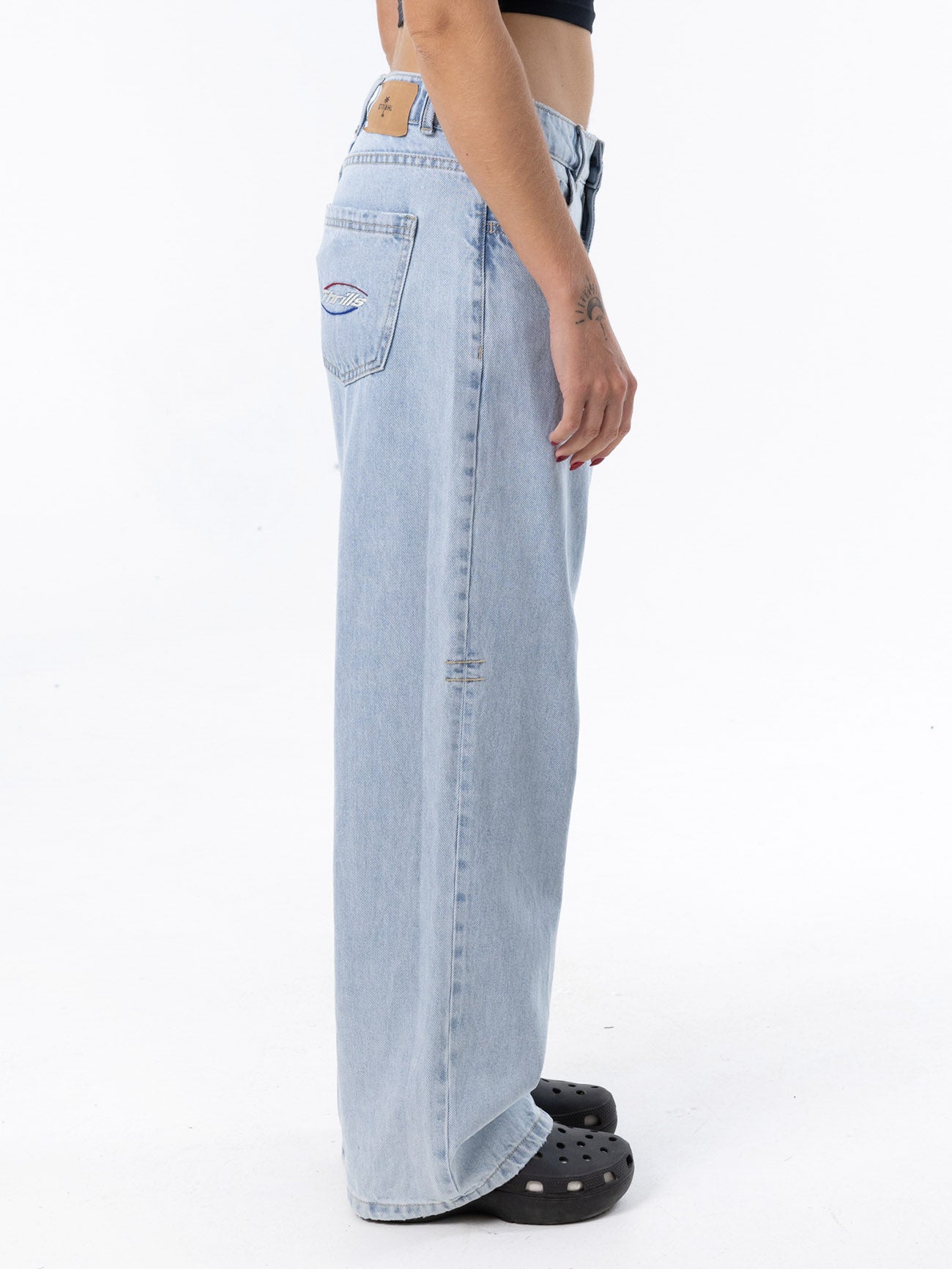 Billie Low Rise Baggy Fortune Favours Jean - Shadow Blue