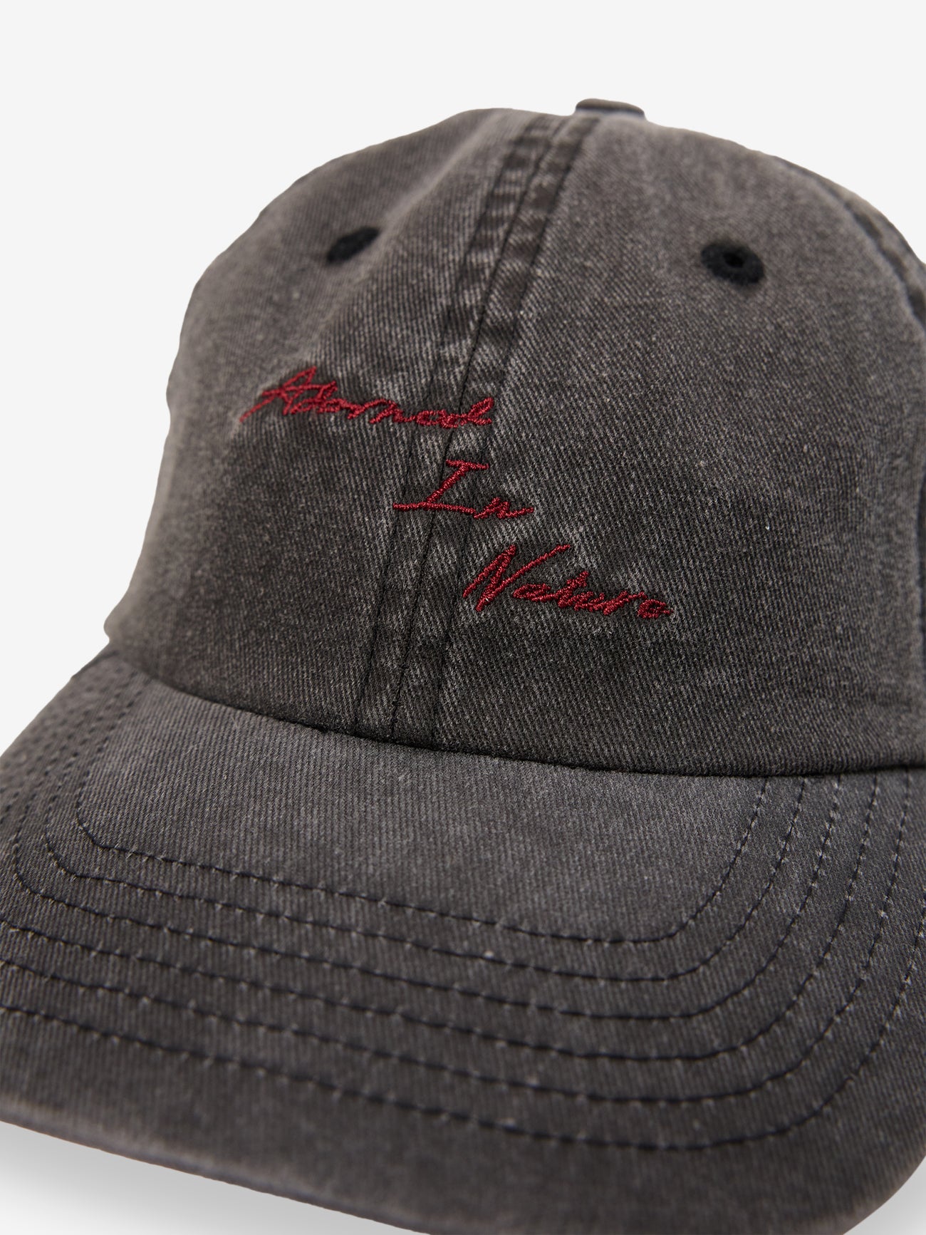 Adorned 6 Panel Cap - Merch Black