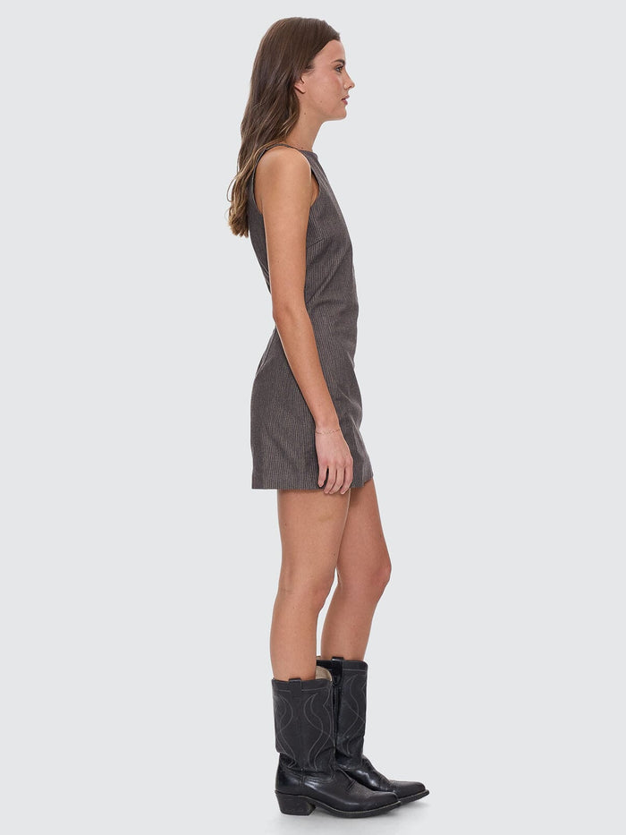 Ritual Stripe Mini Dress - Carbon 4