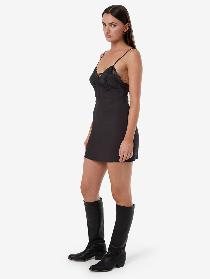Walk Away Mini Dress - Dark Charcoal