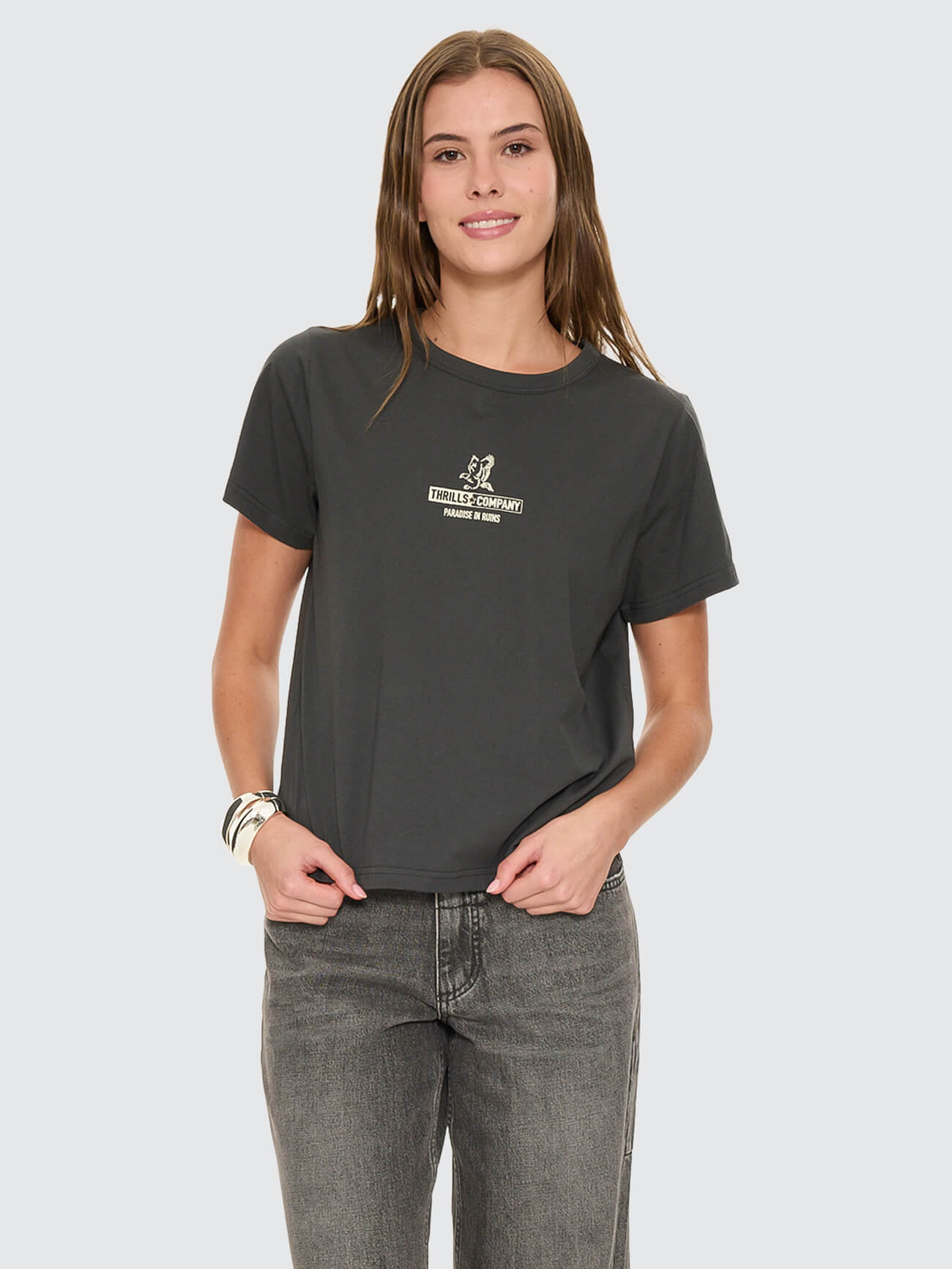 Risen Relaxed Tee - Carbon