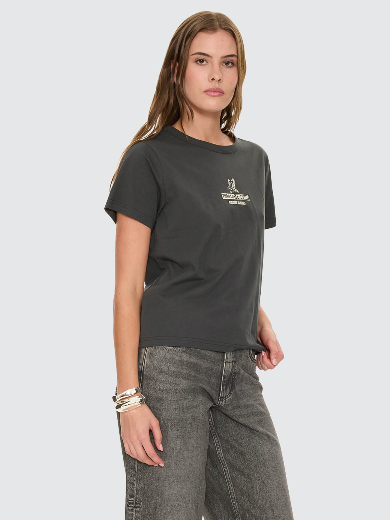Risen Relaxed Tee - Carbon