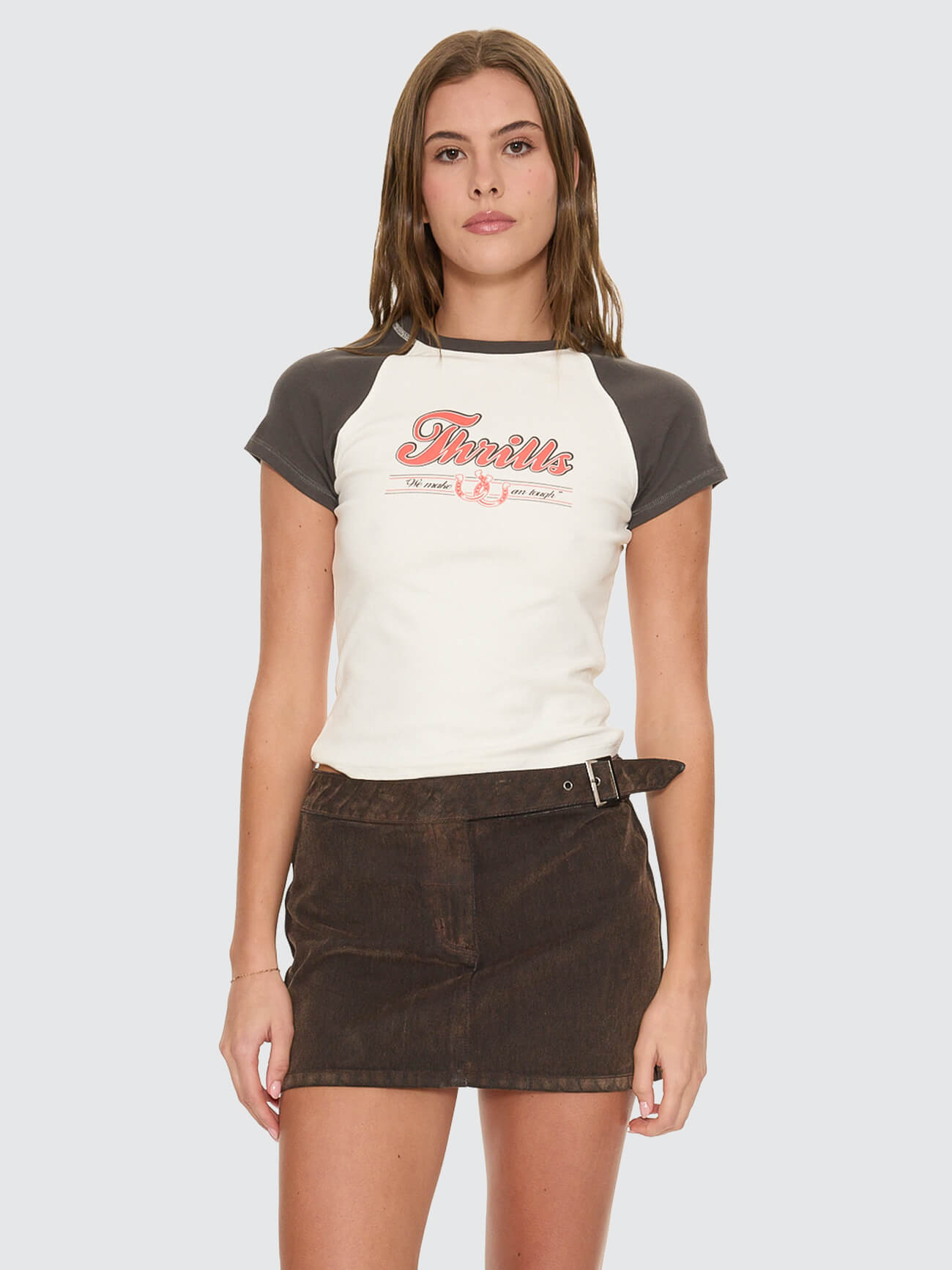 Make Em Tough Raglan Club Tee - Dirty White 4