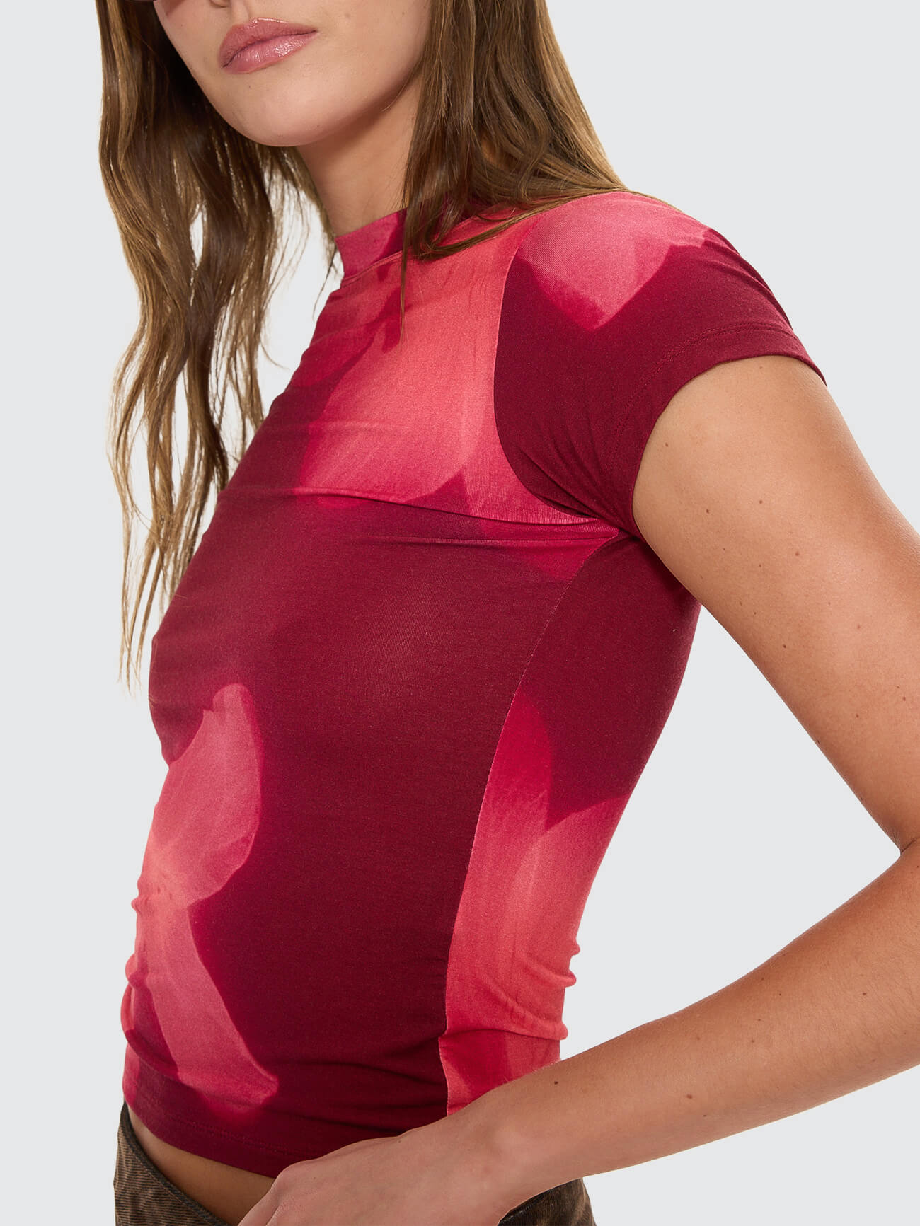 Nightbloom Club Tee - Garnet Orchid