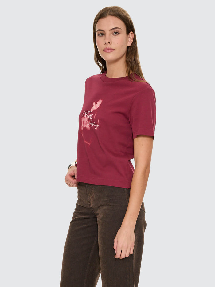 Nightbloom Essential Tee - Garnet Orchid