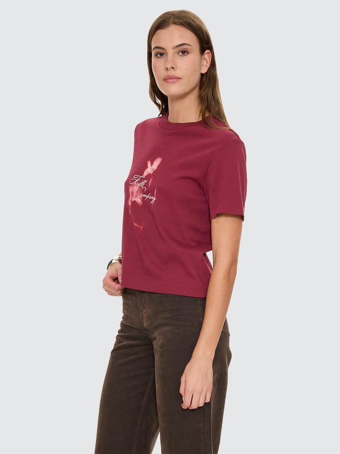 Nightbloom Essential Tee - Garnet Orchid