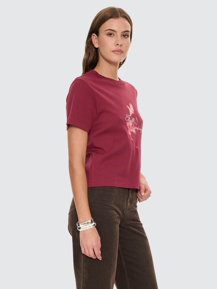 Nightbloom Essential Tee - Garnet Orchid