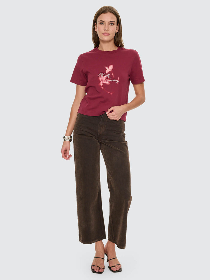 Nightbloom Essential Tee - Garnet Orchid