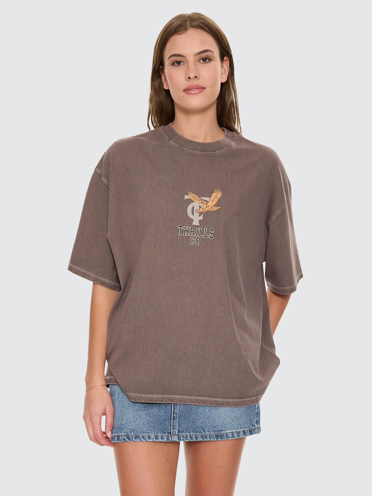 Take It Easy Oversized Tee - Clay Smoke 4