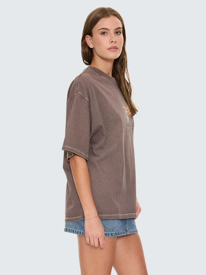 Take It Easy Oversized Tee - Clay Smoke 4