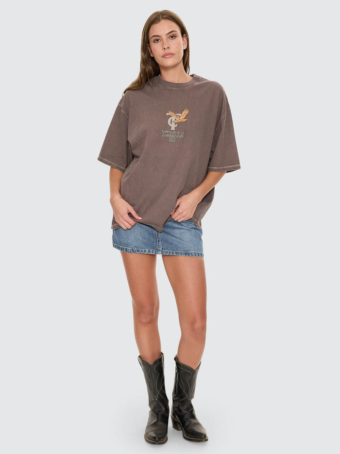 Take It Easy Oversized Tee - Clay Smoke 4