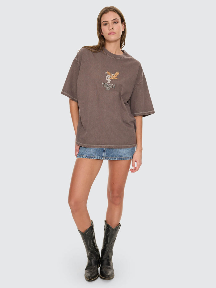 Take It Easy Oversized Tee - Clay Smoke 4