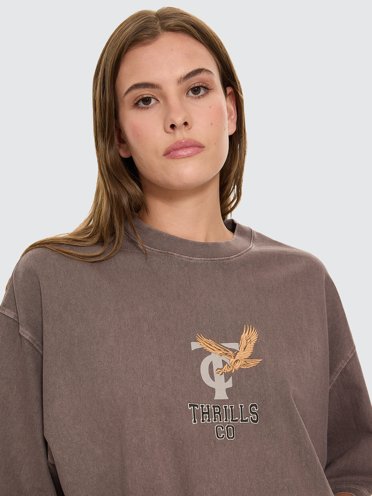 Take It Easy Oversized Tee - Clay Smoke 4