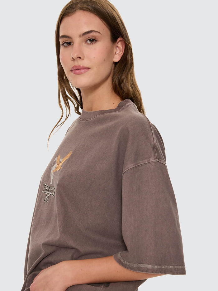 Take It Easy Oversized Tee - Clay Smoke 4