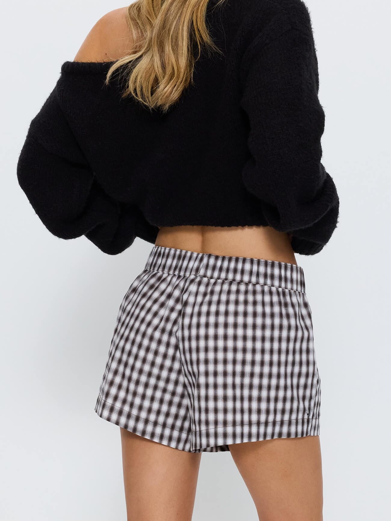 Oslo Cold Shoulder Knit Sweater - Black 4