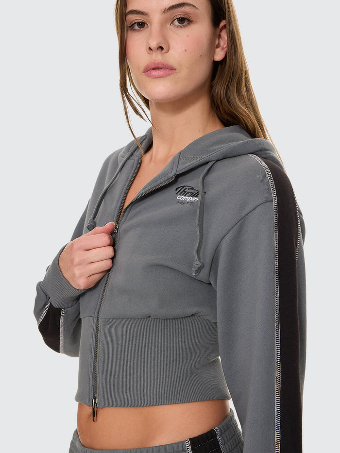 Division 011 Zip Hood Fleece - Petrol 4