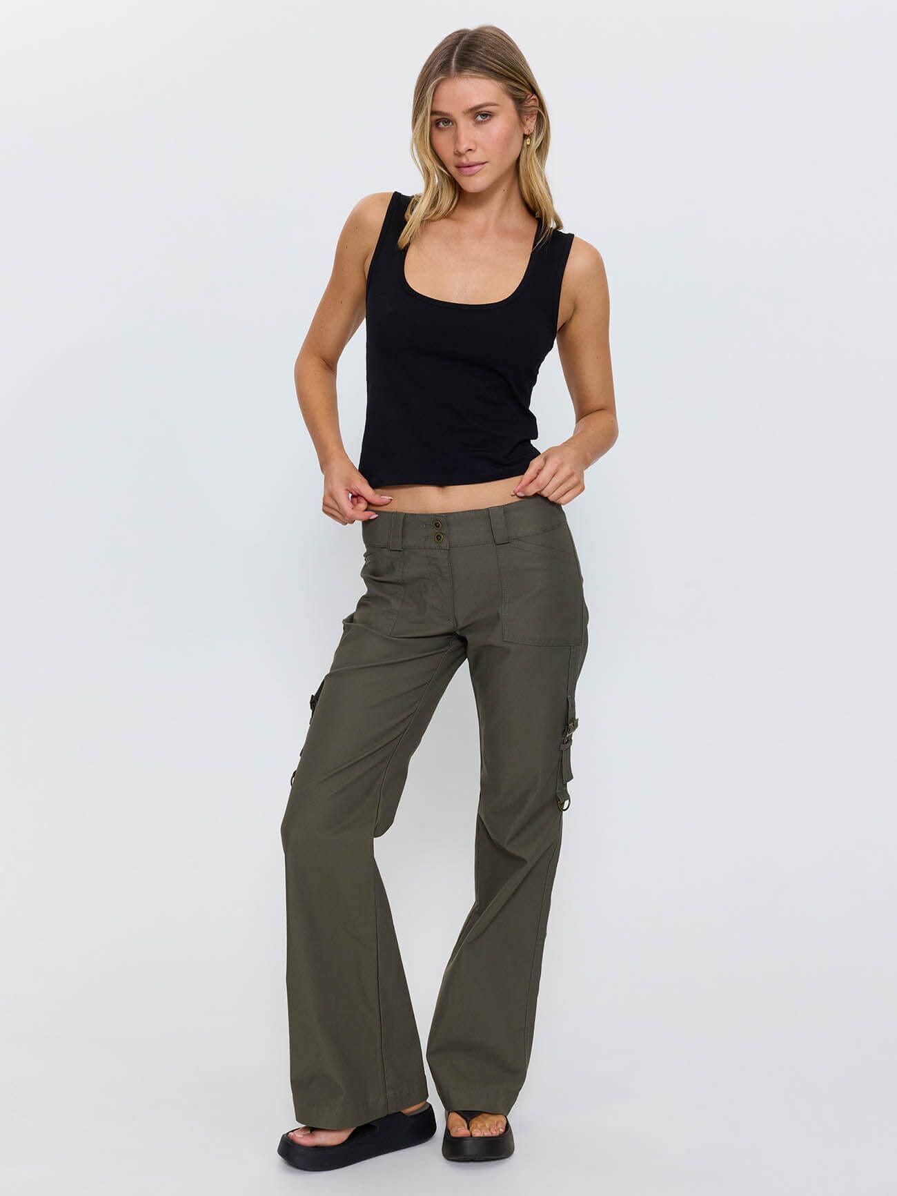 Jordana Low Rise Pant - Tarmac 4