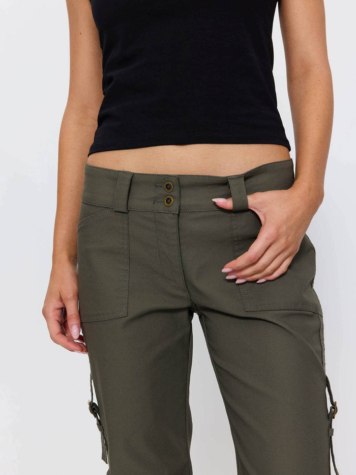 Jordana Low Rise Pant - Tarmac 4