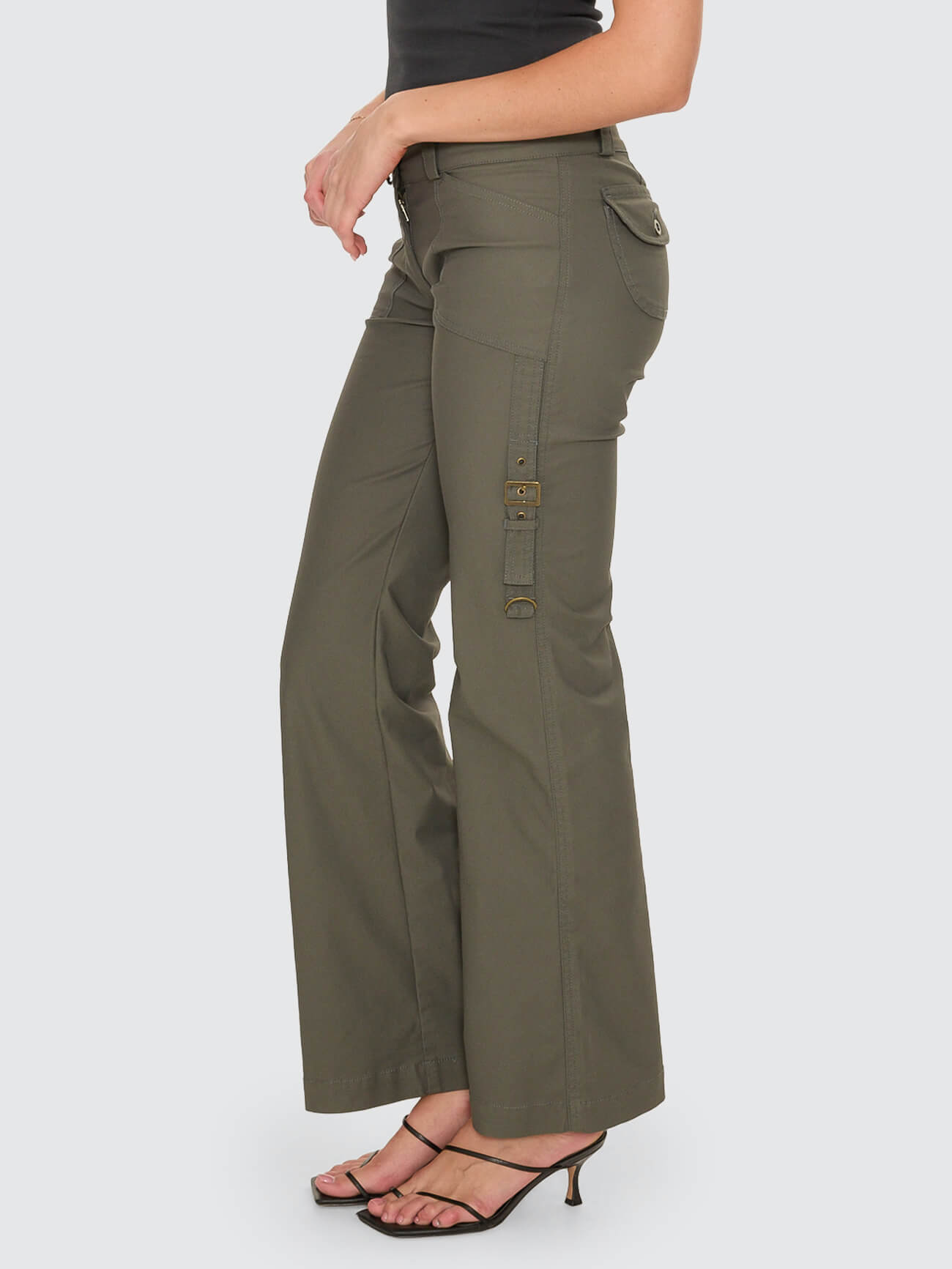 Jordana Low Rise Pant - Tarmac