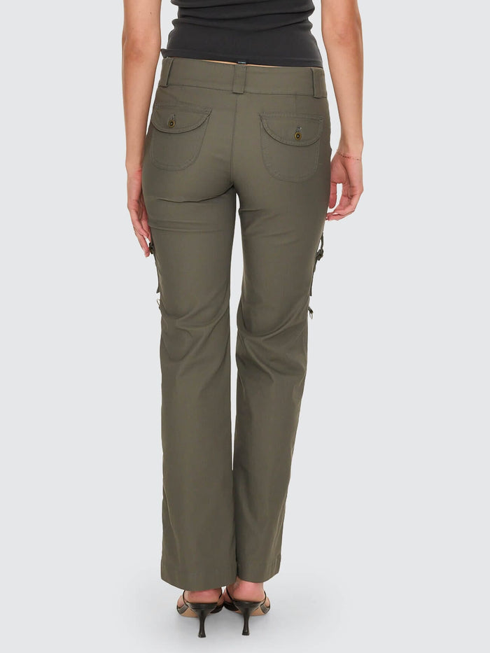 Jordana Low Rise Pant - Tarmac