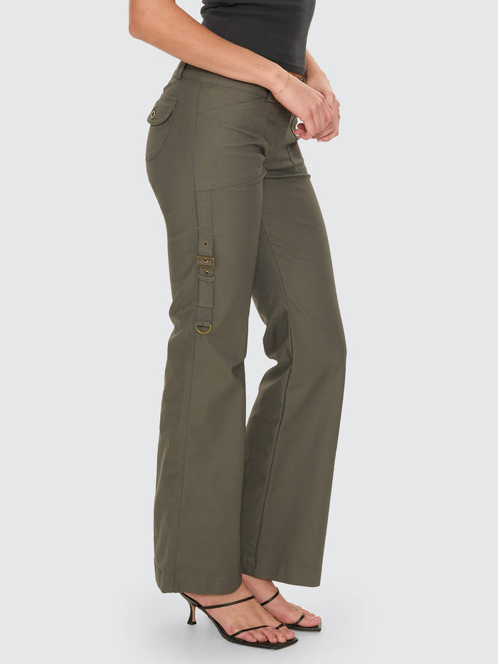 Jordana Low Rise Pant - Tarmac