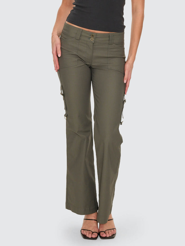 Jordana Low Rise Pant - Tarmac
