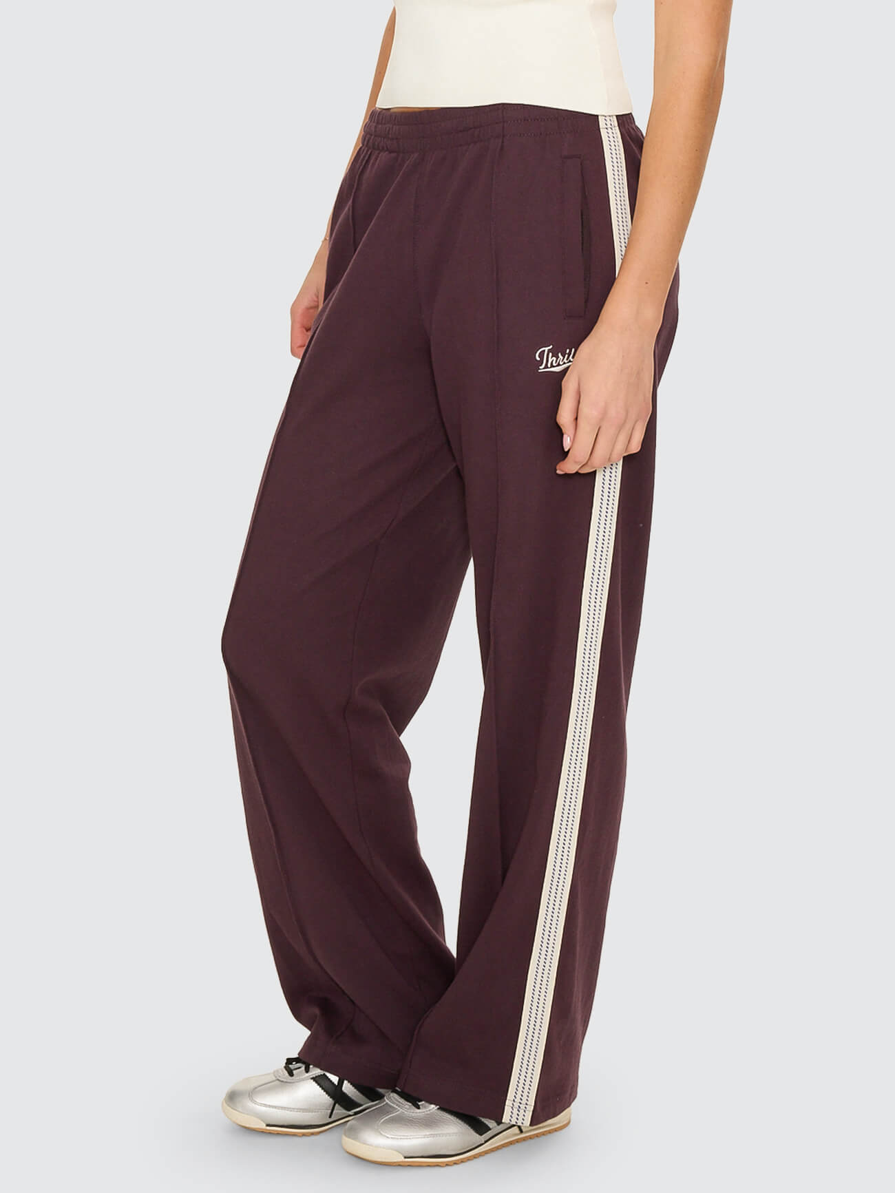 Off Track Pant - Aubergine 4