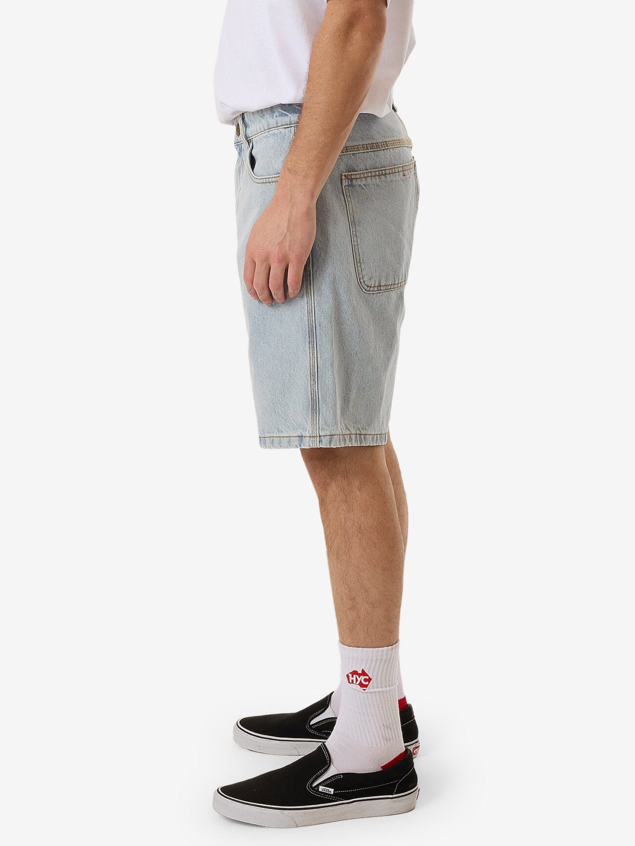 HYC Exertion Denim Short - Faded Trivial Blue