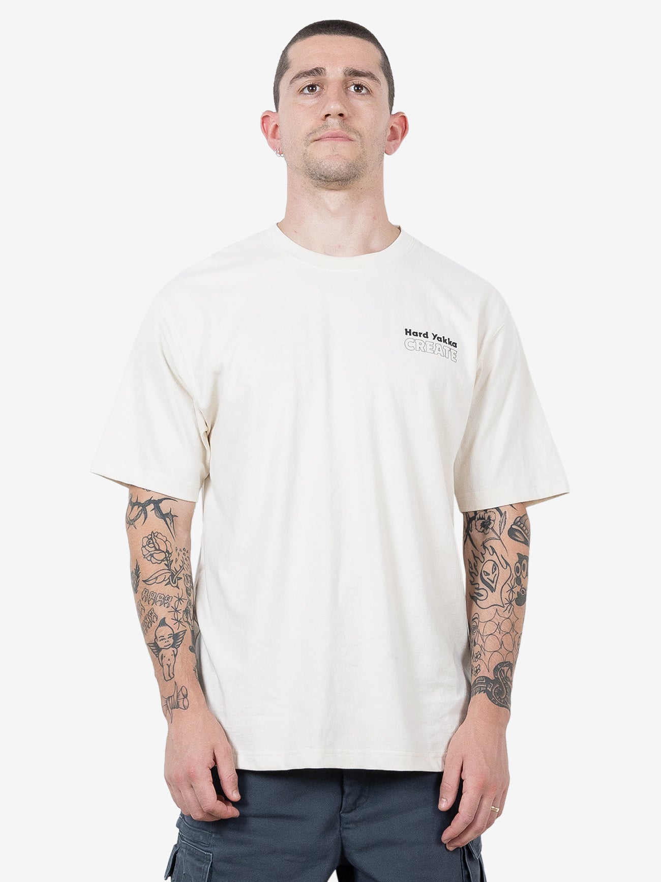 HYC Tough Going Oversize Fit Tee - Unbleached