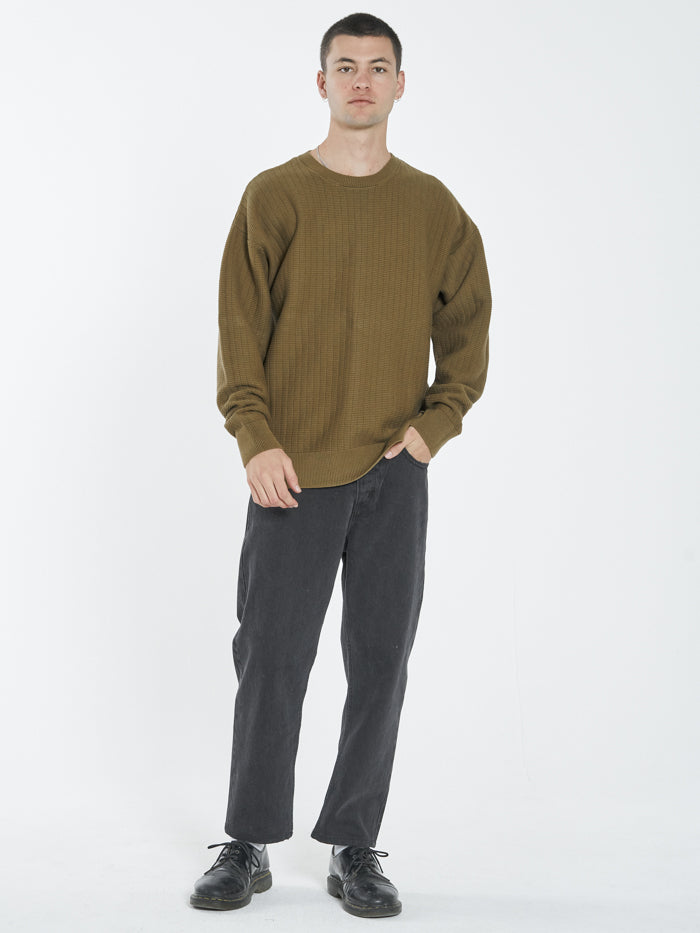 Non Sense Crew Knit - Plantation
