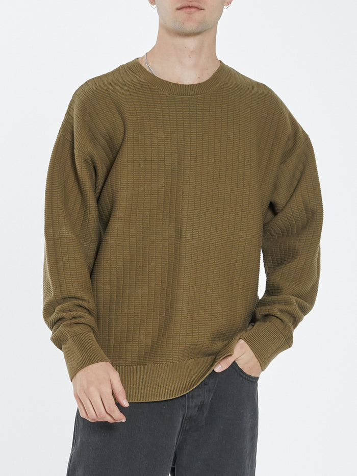 Non Sense Crew Knit - Plantation