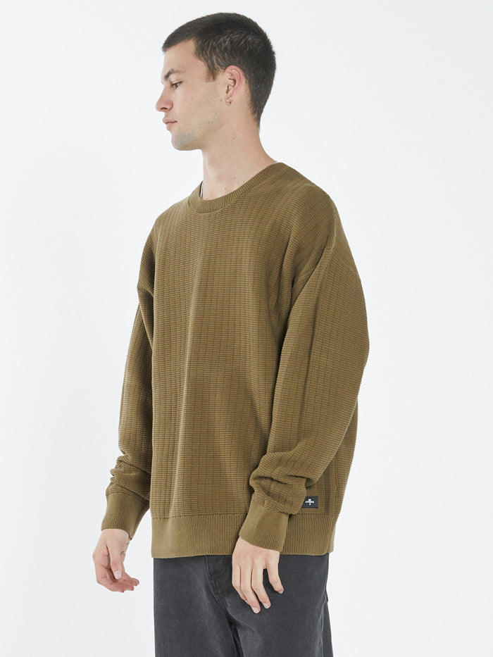 Non Sense Crew Knit - Plantation