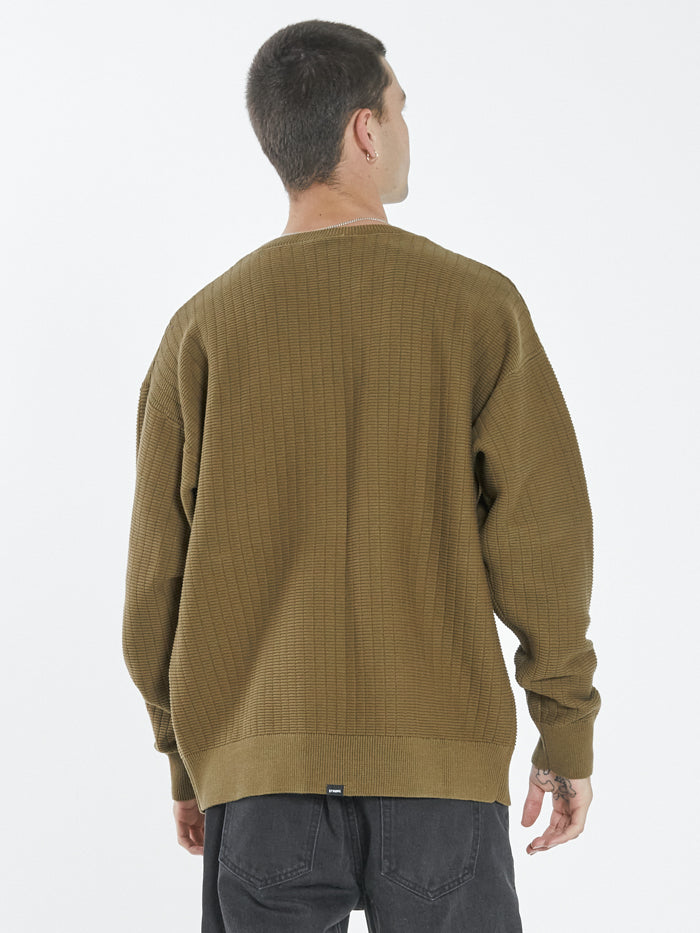 Non Sense Crew Knit - Plantation