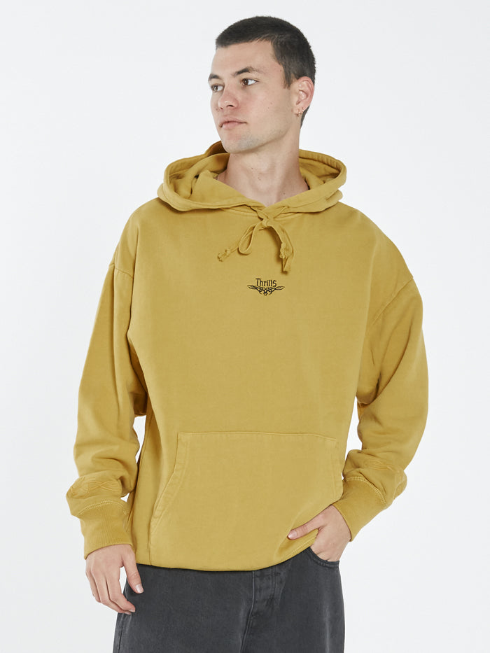 Lords Slouch Pull On Hood - Mineral Yellow