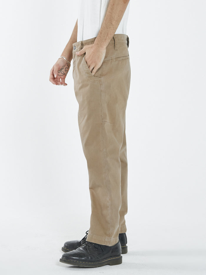 Thrills Union Work Chino Pant - Sand