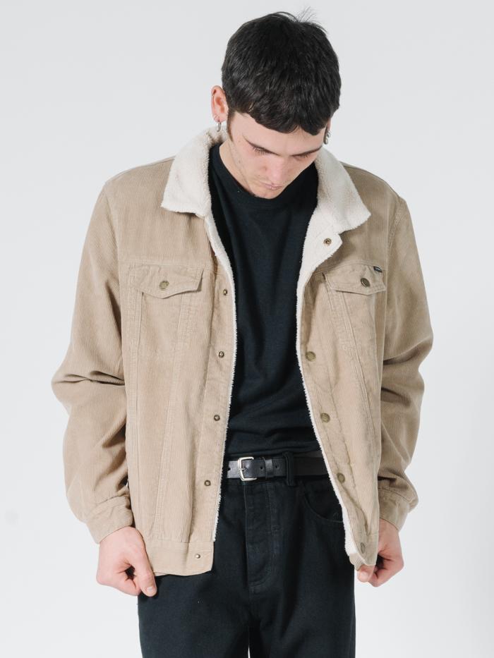 Sherpa Wanderer Corduroy Jacket Vintage Khaki Thrills