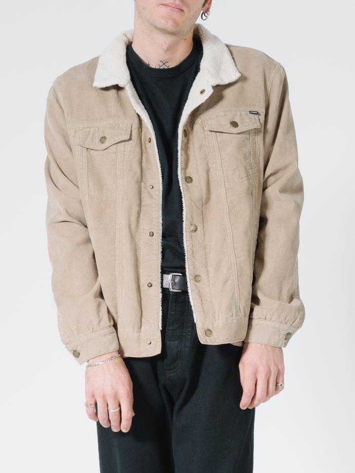 Sherpa Wanderer Corduroy Jacket - Vintage Khaki