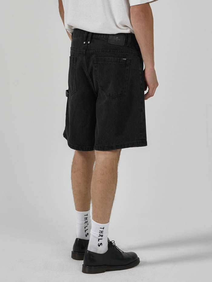 Slacker Denim Short - Aged Black