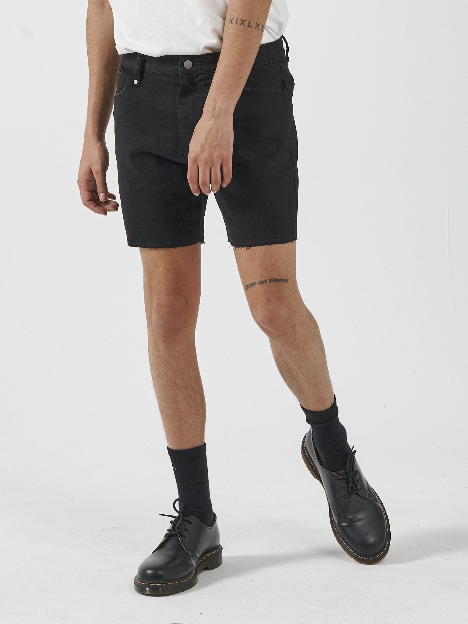Mandude Denim Short - Black Rinse